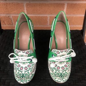 Tory Burch shoes, gorgeous leather heels, size 35.5